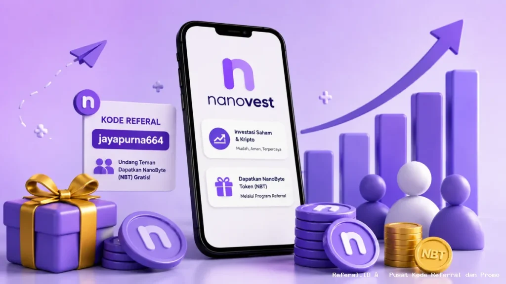 Kode Referral Nanovest September 2026, Cara Mendapatkan NanoByte Gratis