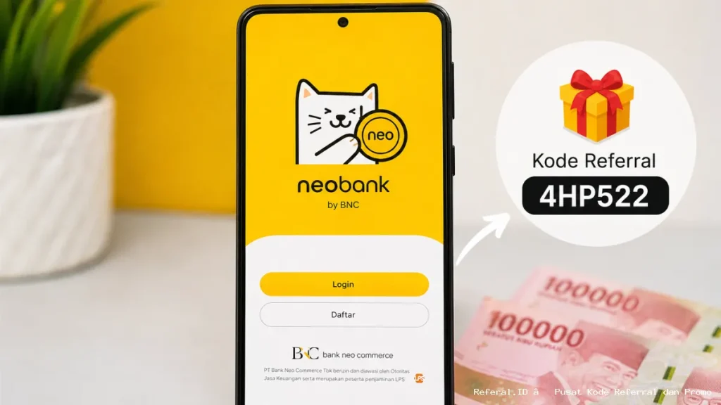 Kode Referral NeoBank September 2026 4HP522, Cara Pakai dan Syaratnya